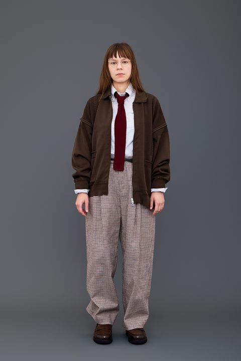 【26AW】Akiyo Zip Cardigan(BROWN)