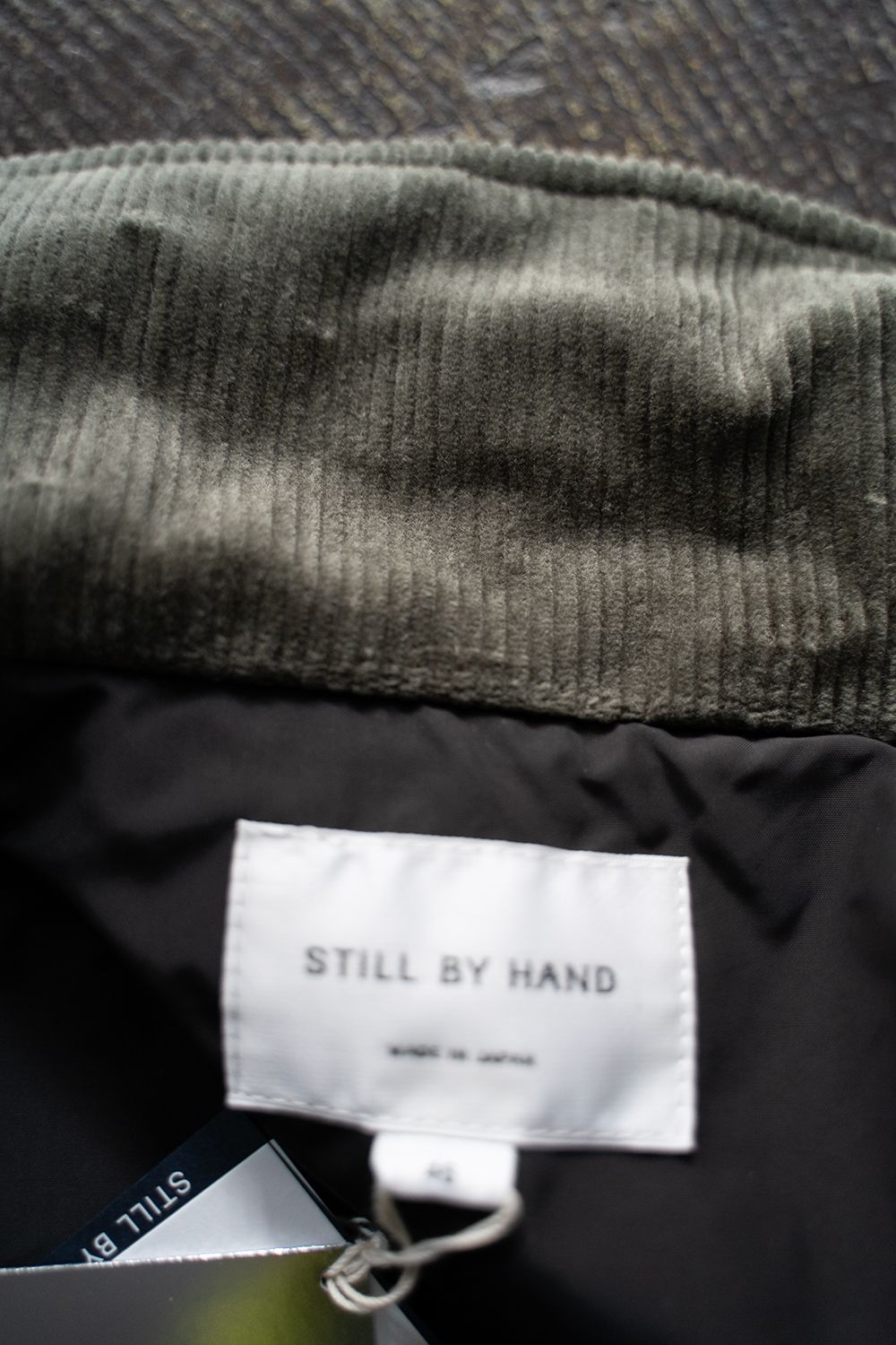 STILL BY HAND - 【23AW】撥水ナイロンシンサレートスタンドカラー