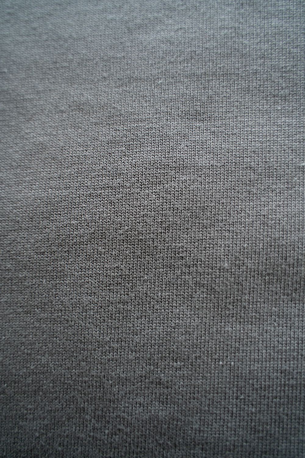 【ラスト1点】【22AW】スビンコットンサドルスリーブカットソー(CHARCOAL)