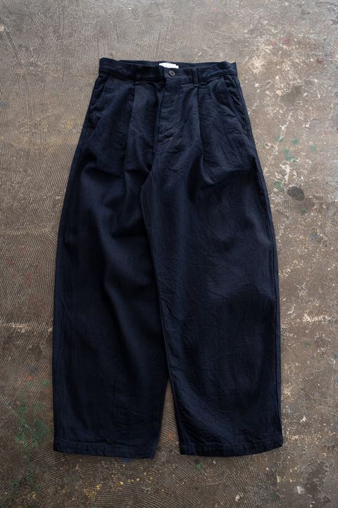【26SS】11.5ozデニムディープタックパンツ(DARK NAVY)