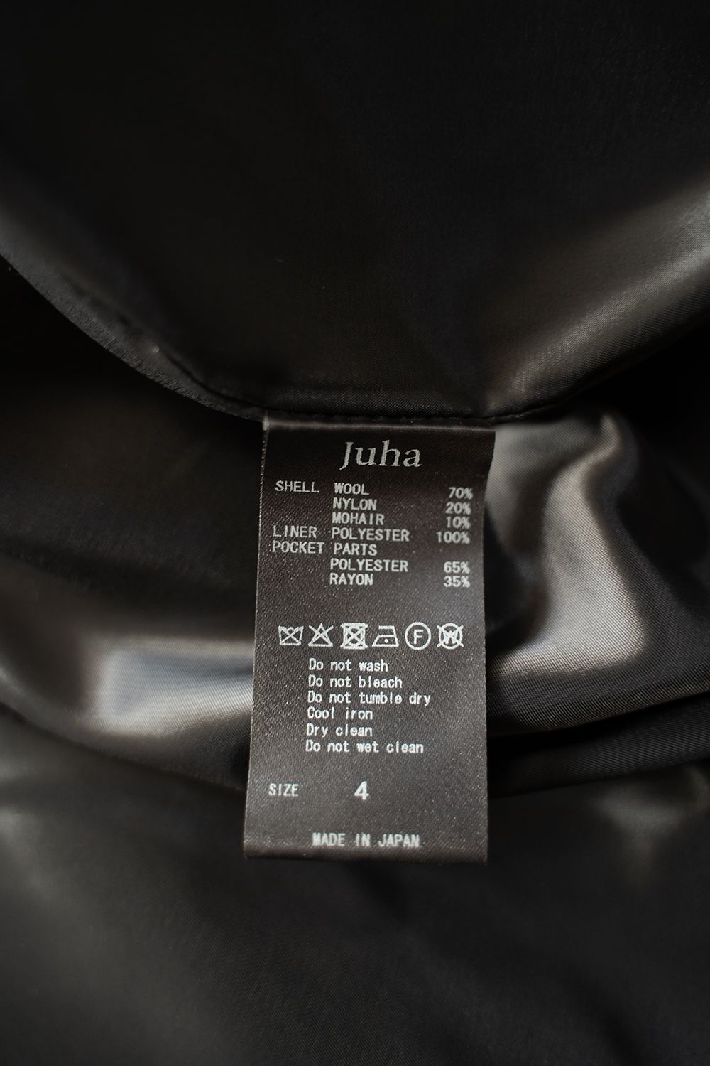 【25AW】Mohair Shaggy Zip Jacket/モヘアシャギージップジャケット(CHARCOAL)