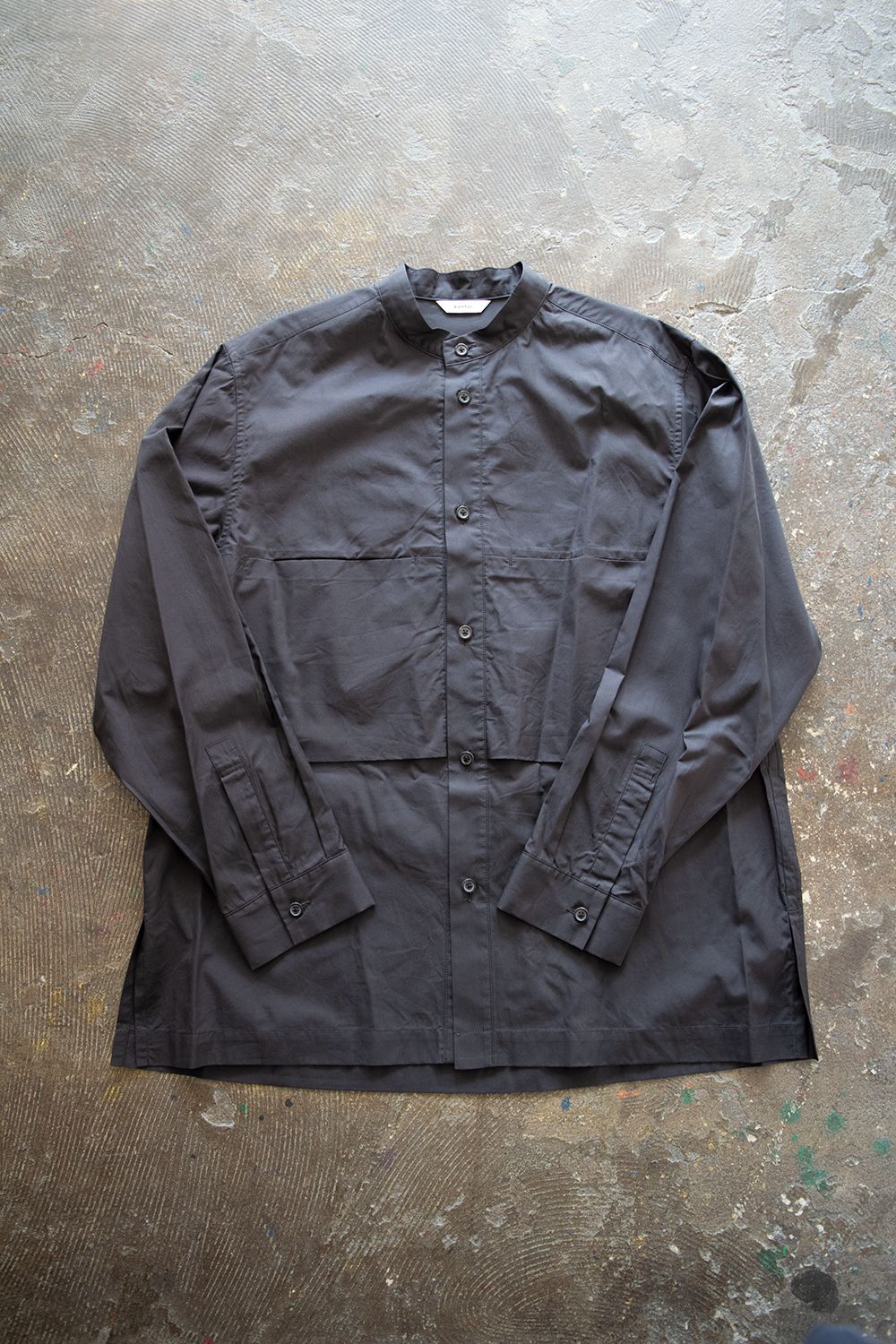 kontor - 【ラスト1点】【20AW】Pocket Vent Shirt(BLACK) | Salty