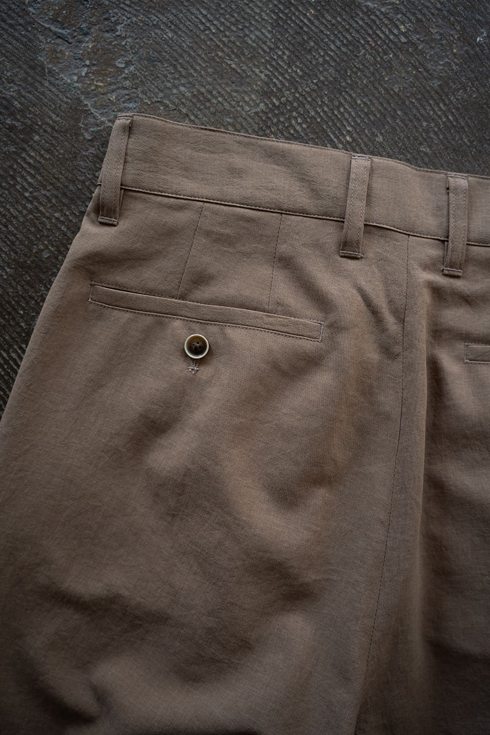 【26SS】2-Tack Wide Slacks/2タックワイドスラックス(BEIGE)