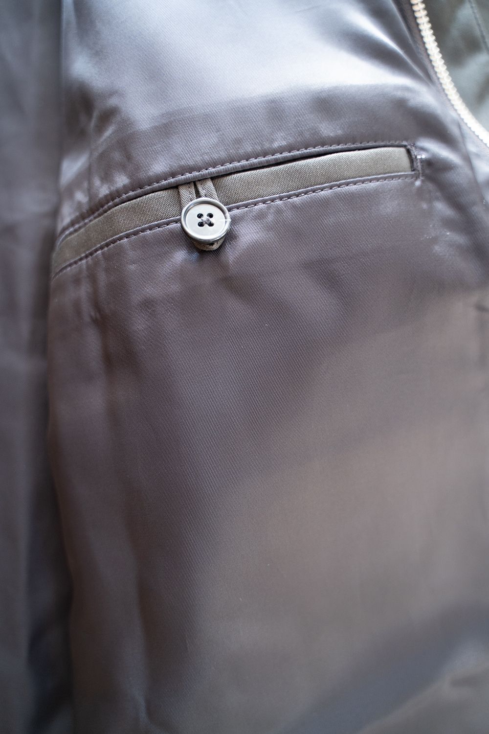 【ラスト1点】【22AW】甘撚りオックスショートブルゾン(CHARCOAL)