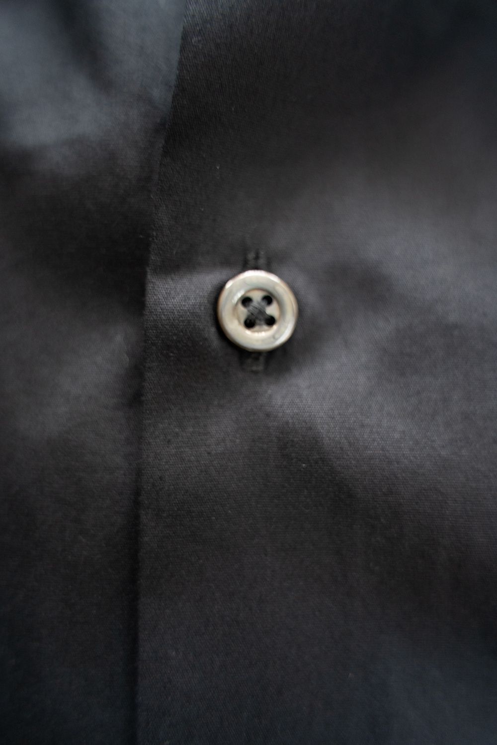 【ラスト1点】【23AW】Soft Broad Shirt/ソフトブロードシャツ(BLACK)