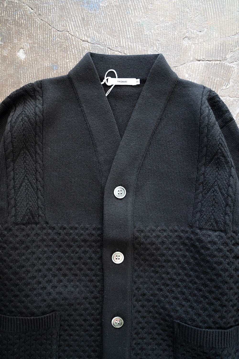 YASHIKI - 【ラスト1点】Yukigumo Hanten Cardigan(BLACK) | Salty