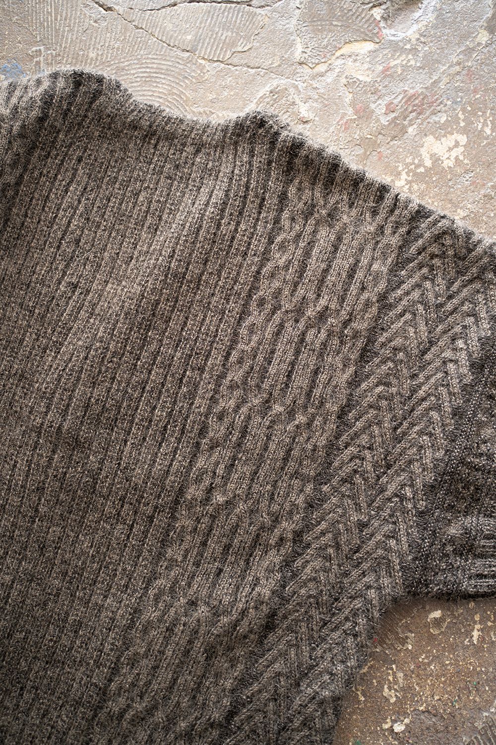 【25AW】Sekkei Mohair Cardigan(BROWN)