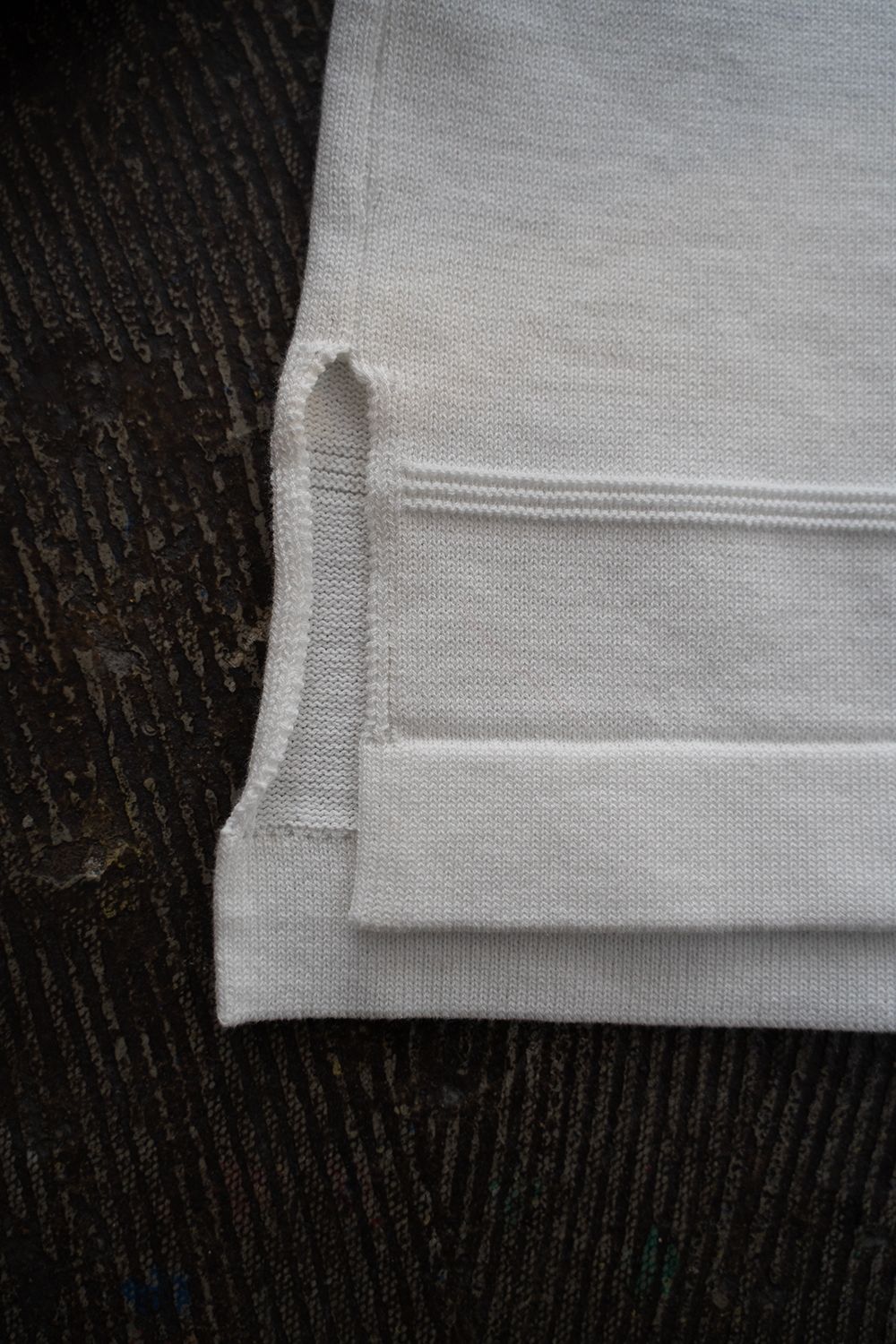 【25SS】Sazanami Skipper Knit(WHITE)