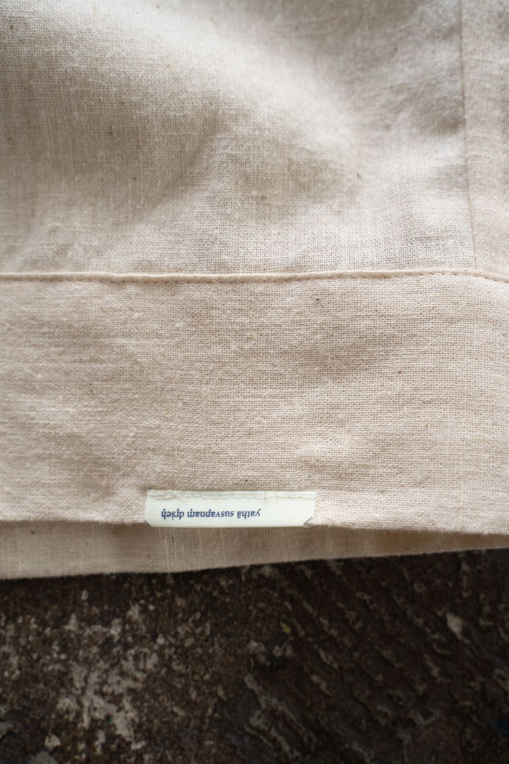 【26SS】"joint(short)"pajama【オールインワン】(washed cotton hemp NATURAL)