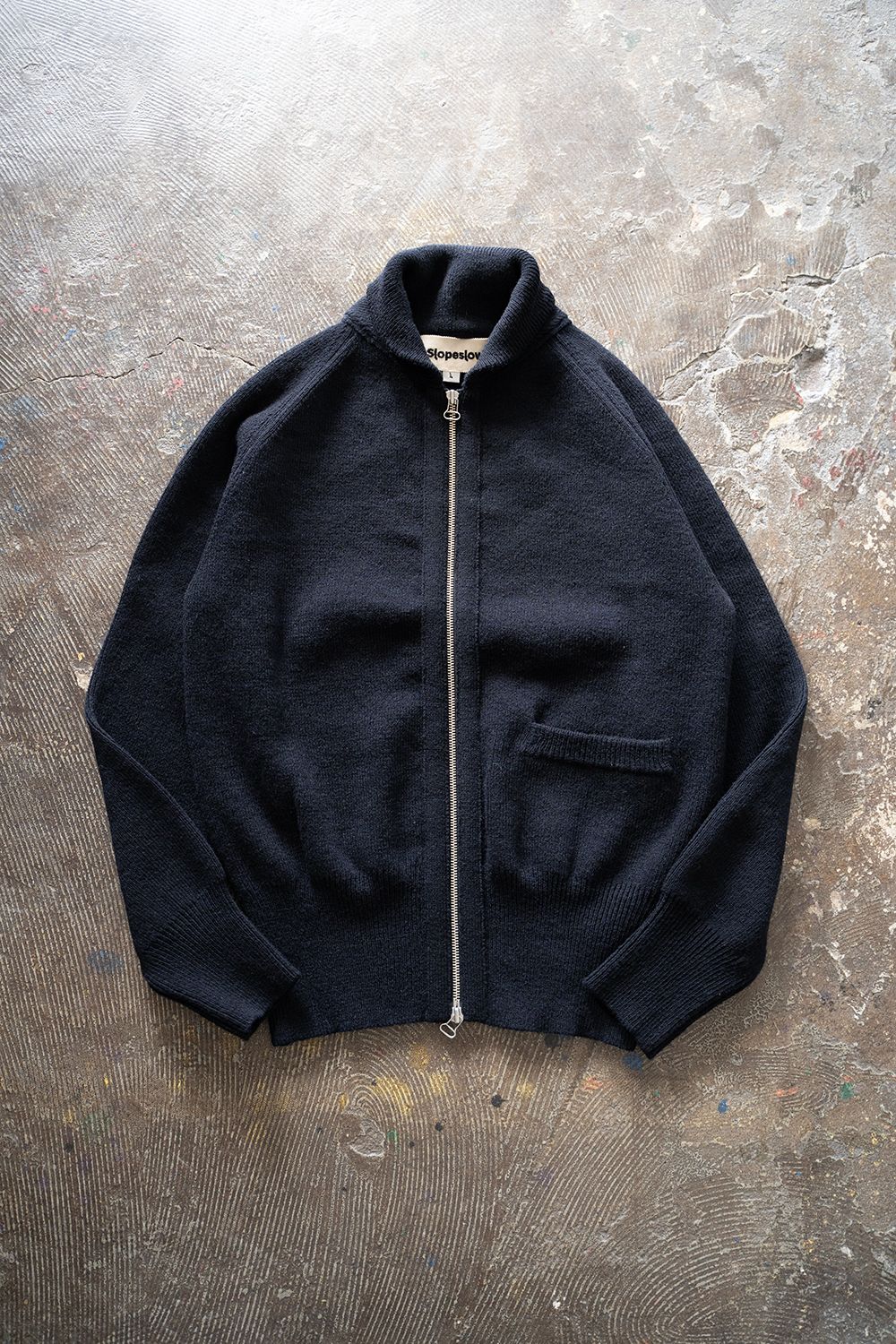 【ラスト1点】Hard twisted Shetlandwool type C-2(NAVY)
