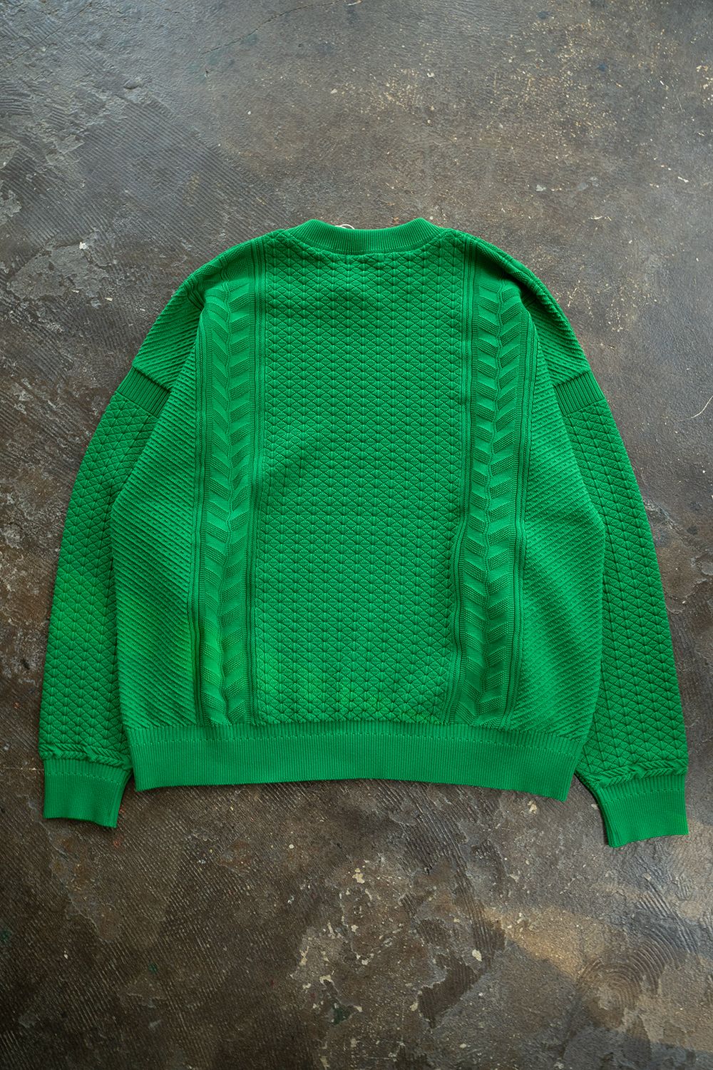 YASHIKI - 【24SS】Haruno Knit(KELLY GREEN) | Salty
