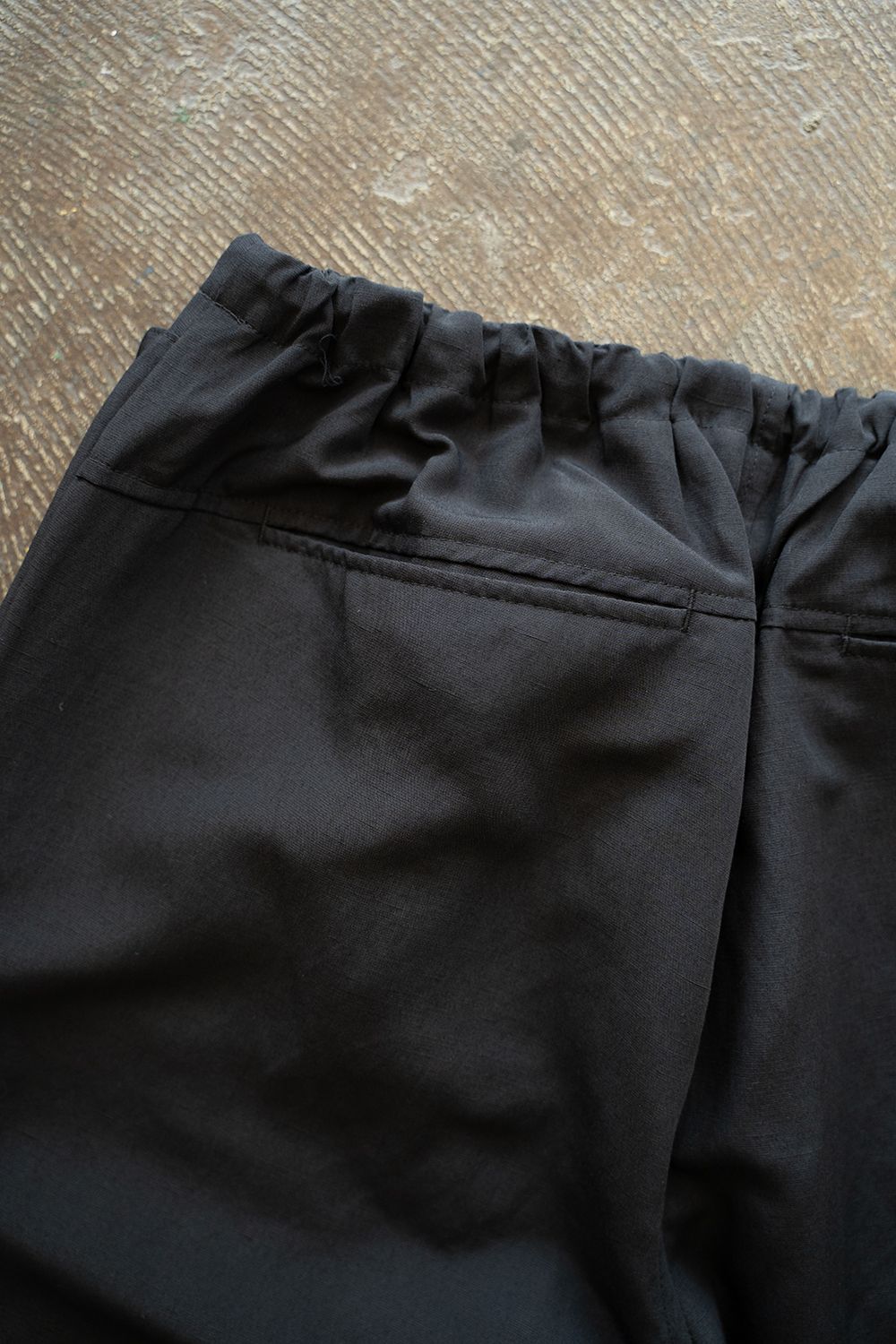 【ラスト1点】【25SS】裾ジップイージーパンツ(DARK NAVY)