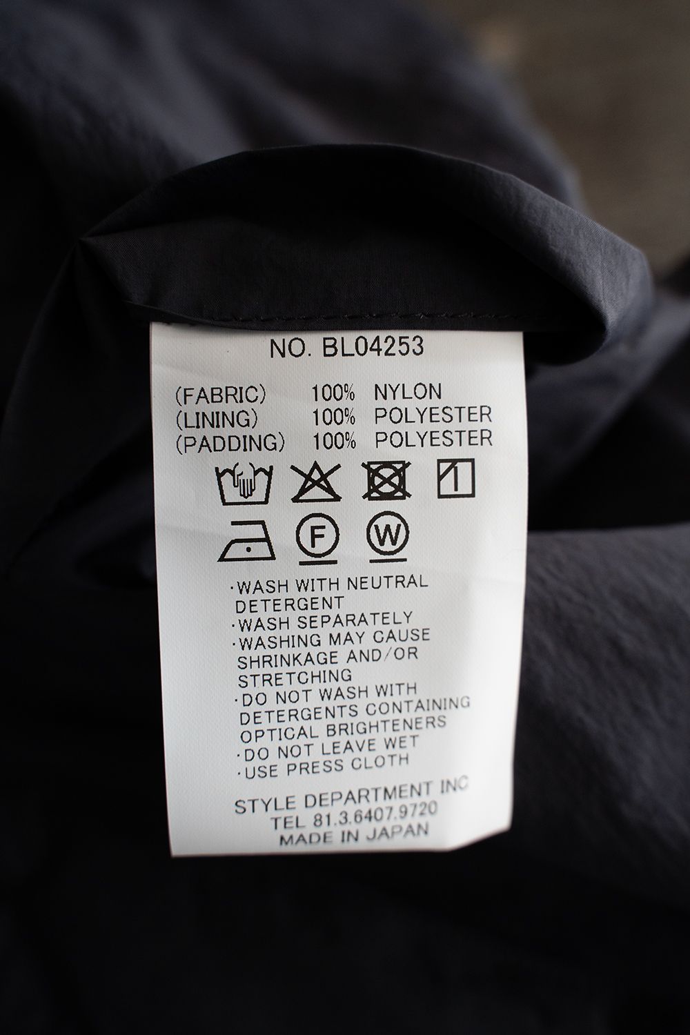 【25AW】シンサレートシャツブルゾン(CHARCOAL)