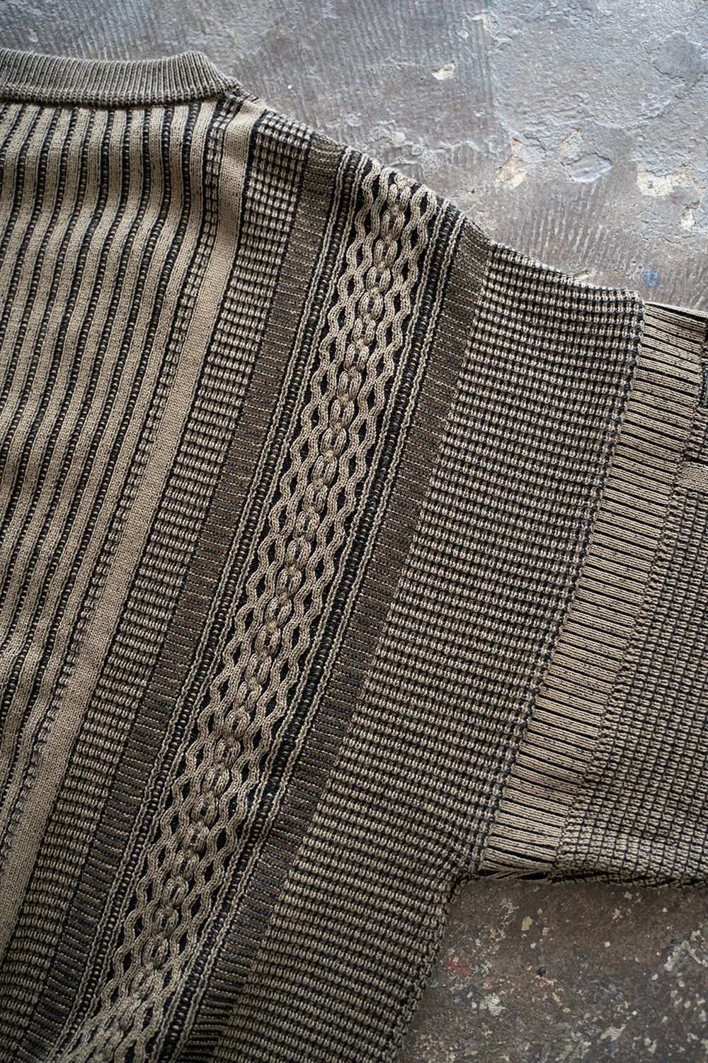 【ラスト1点】【24AW】Kuchiba Knit(KHAKI)