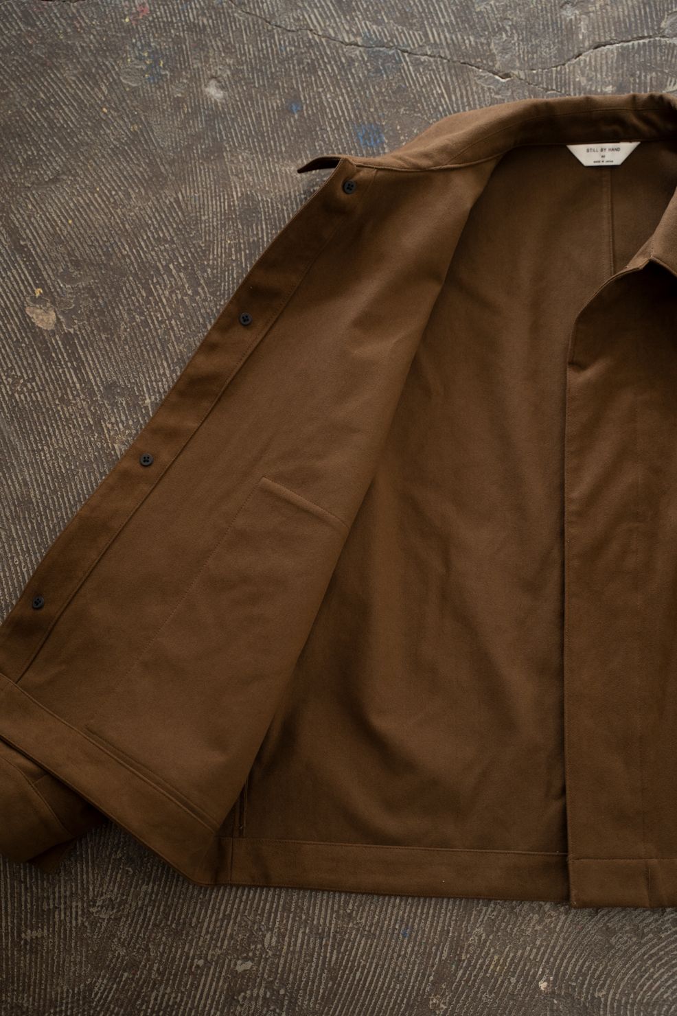 【ラスト1点】【26AW】フェイクスウェードブルゾン(BROWN)