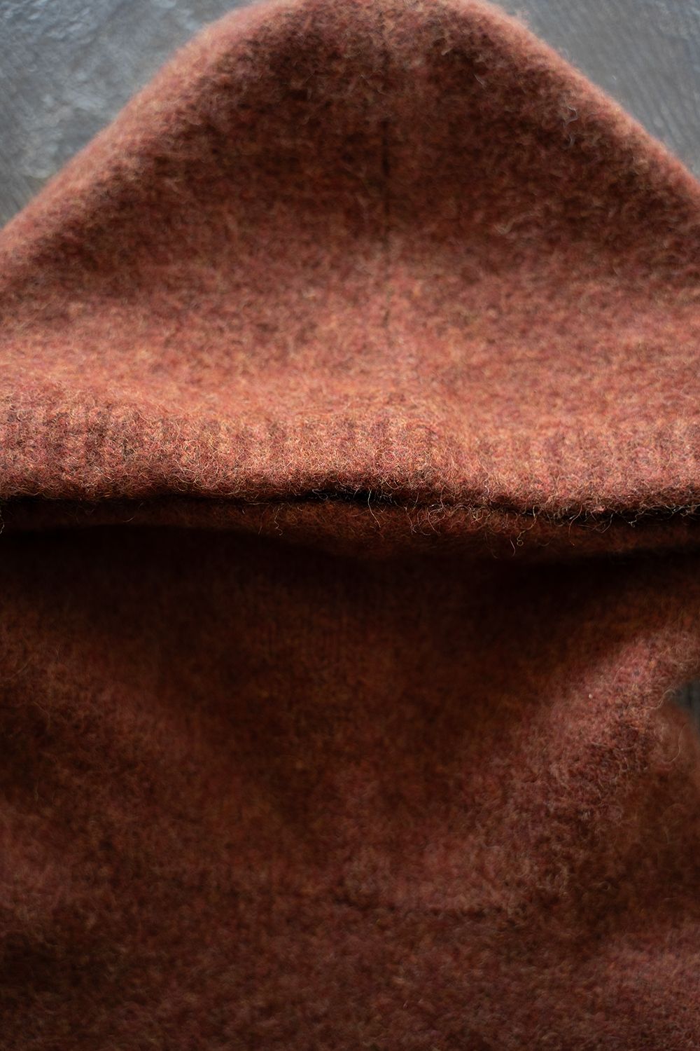 slopeslow - 【ラスト1点】brushed yak/Shetland wool hoodie slopeslow - 【ラスト1点】brushed yak/Shetland wool hoodie