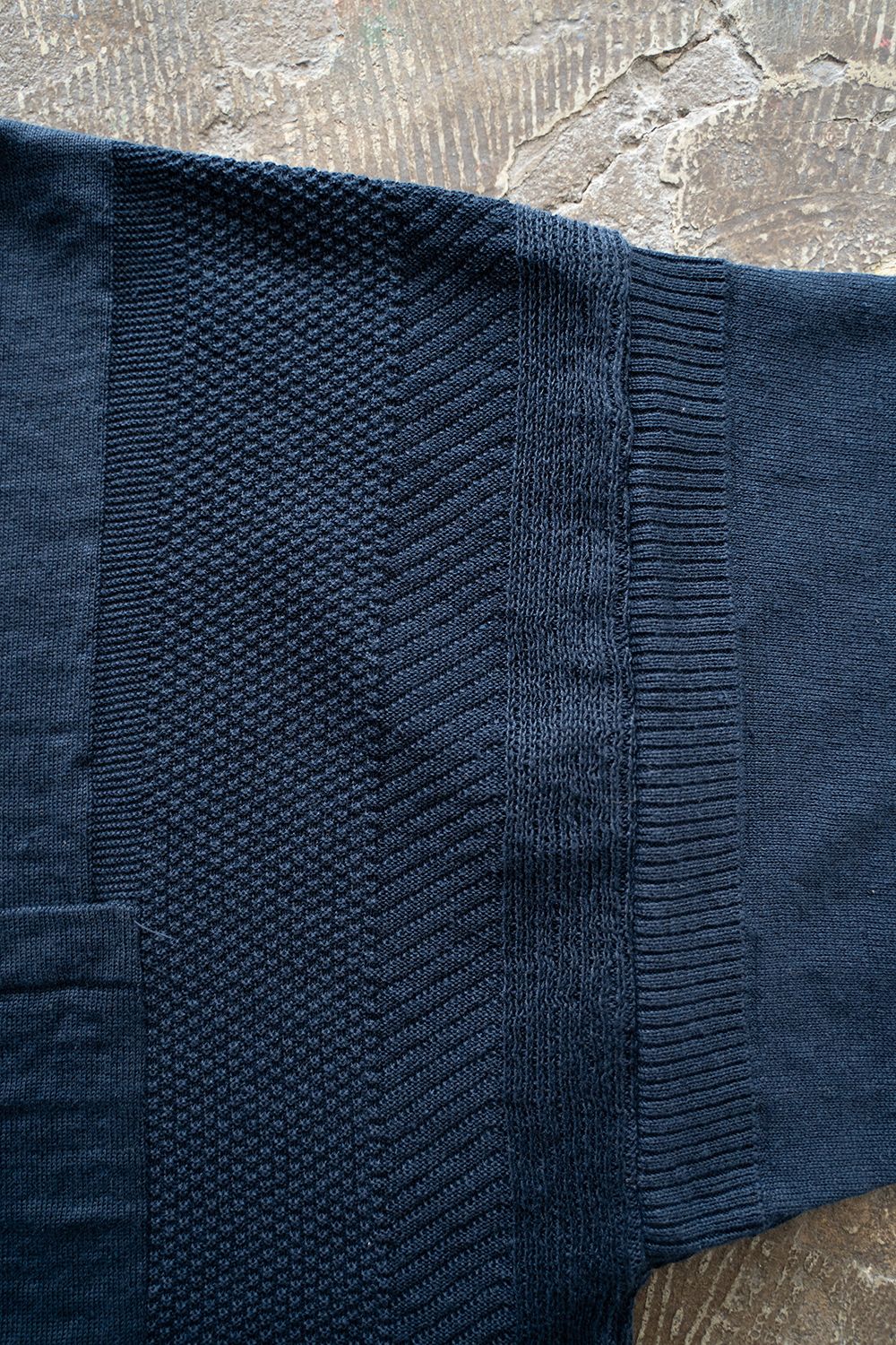 YASHIKI - 【ラスト1点】【24SS】Nomichi Knit(NAVY) | Salty