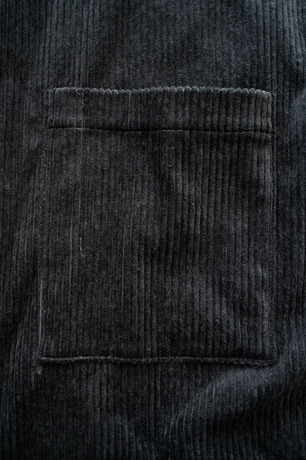 【ラスト1点】【25AW】綿×レーヨンコーデュロイシャツジャケット(BLACK)