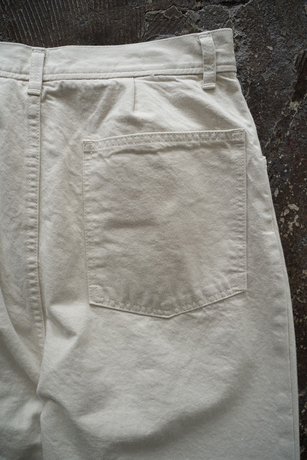 【ラスト1点】【23SS】10ozセルビッチデニム(ECRU)