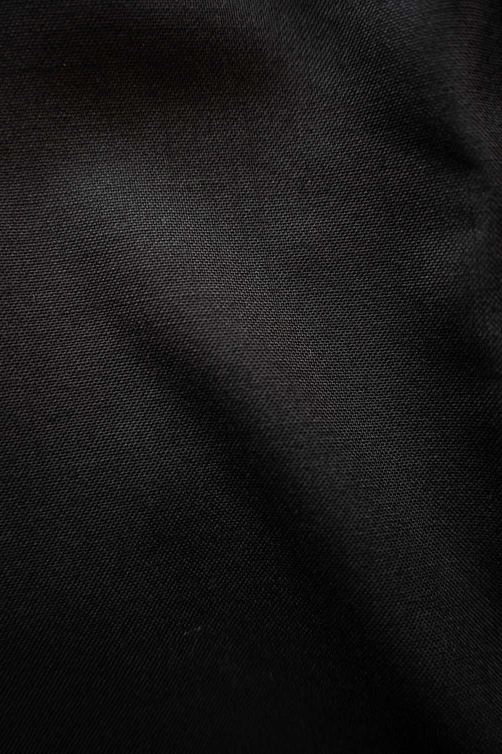 【26SS】Super120'sウールハーフパンツ(BLACK)
