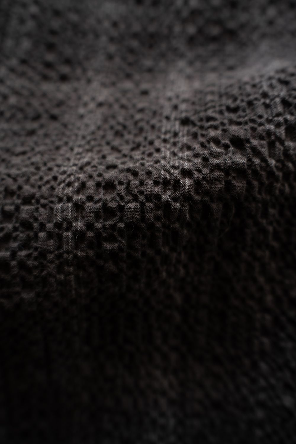 【ラスト1点】【26SS】Overdyed Seersucker Check Shirt(GREY CHECK)