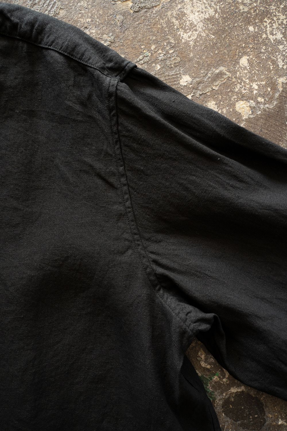 和紙大麻シャツ(黒)