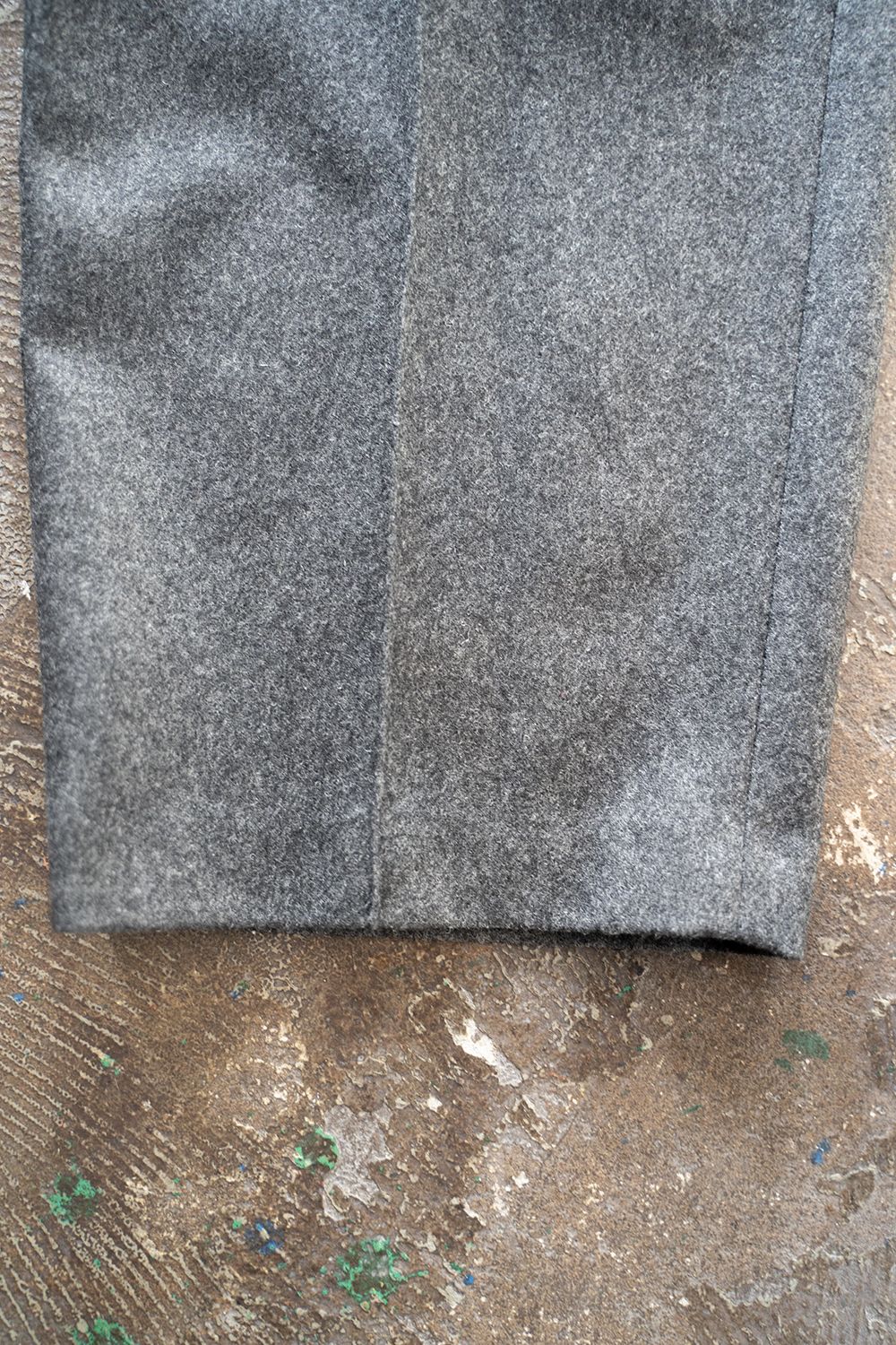 【ラスト1点】【22AW】2-Tack Flannel Cargo Pants/2タックフランネルカーゴパンツ(GRAY)