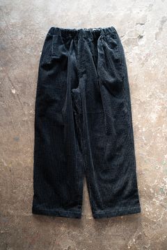 【ラスト1点】【24AW】3.5W太畝コーデュロイイージーパンツ(DARK NAVY)