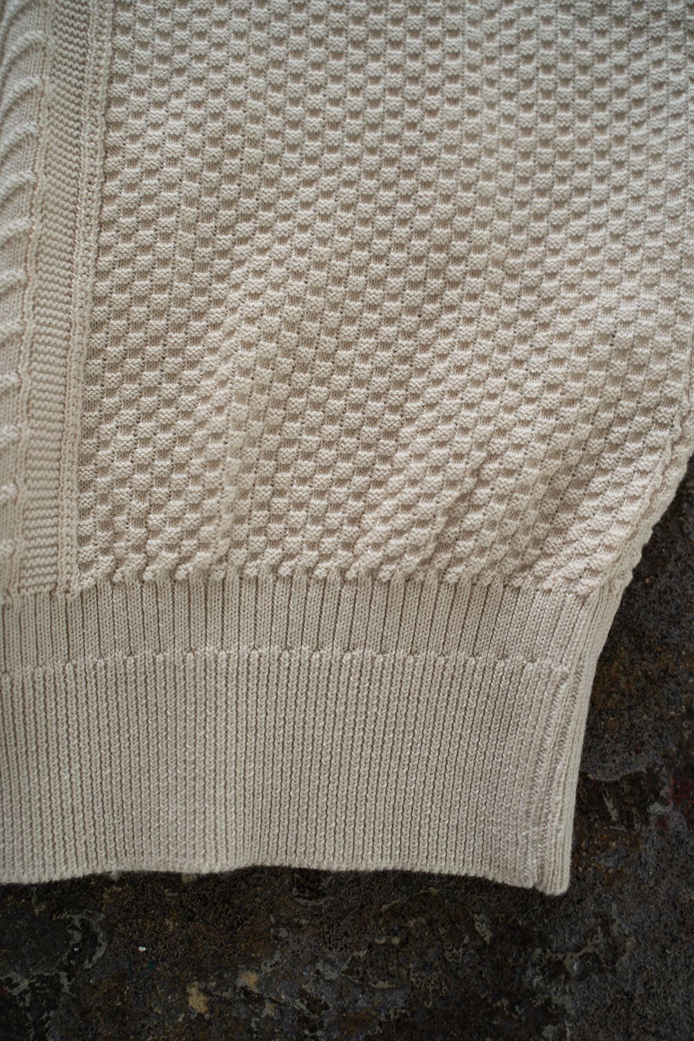 【ラスト1点】Harukaze Henley Knit(IVORY)
