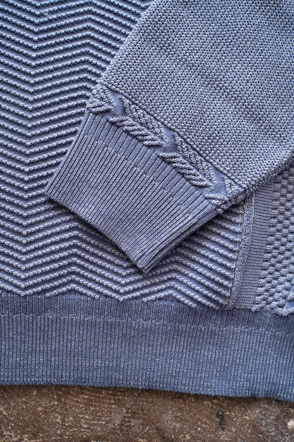 YASHIKI - Hanadoki Knit(SMOKY BLUE) | Salty YASHIKI - Hanadoki Knit(SMOKY BLUE) | Salty