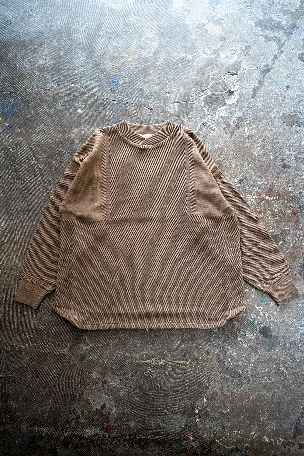 YASHIKI - 【22SS】Rekihama Knit(MOCHA) | Salty