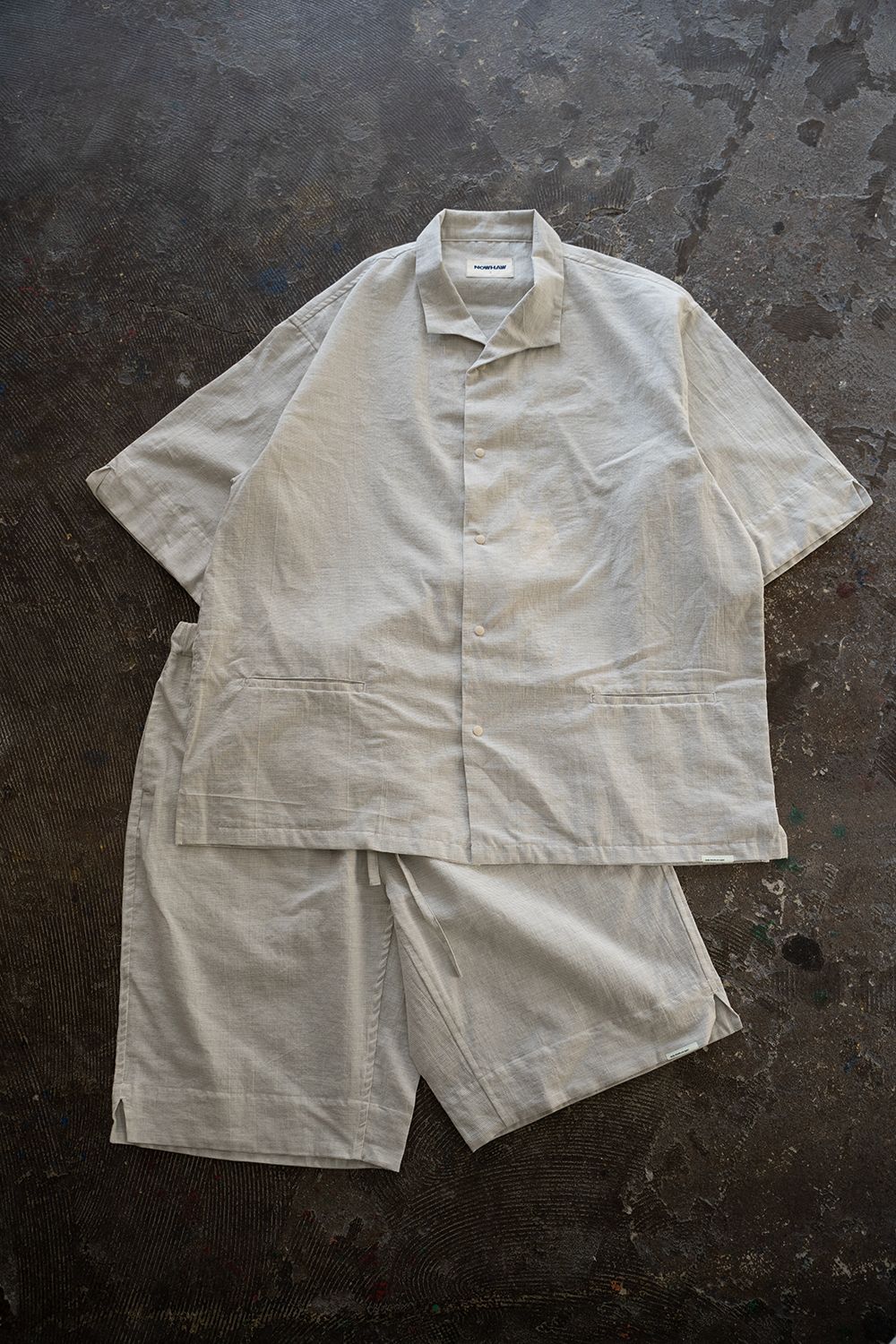 【ラスト1点】【23SS】"week s/s"pajama【セットアップ】(LIGHT GRAY)