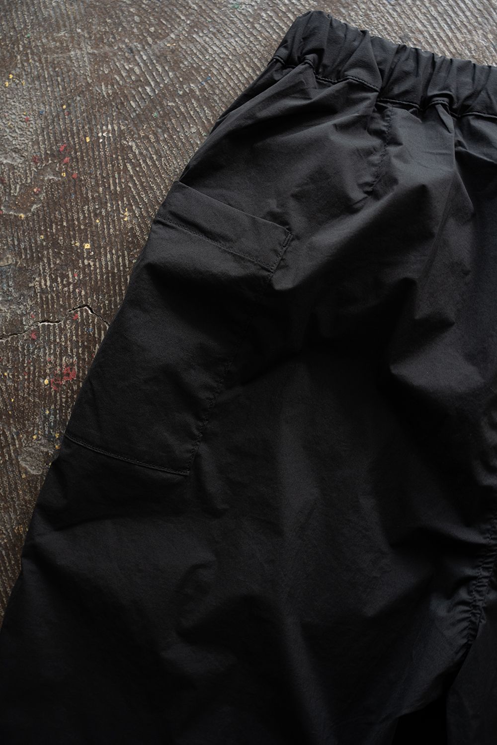 【26SS】ストレッチナイロンハーフパンツ(BLACK)