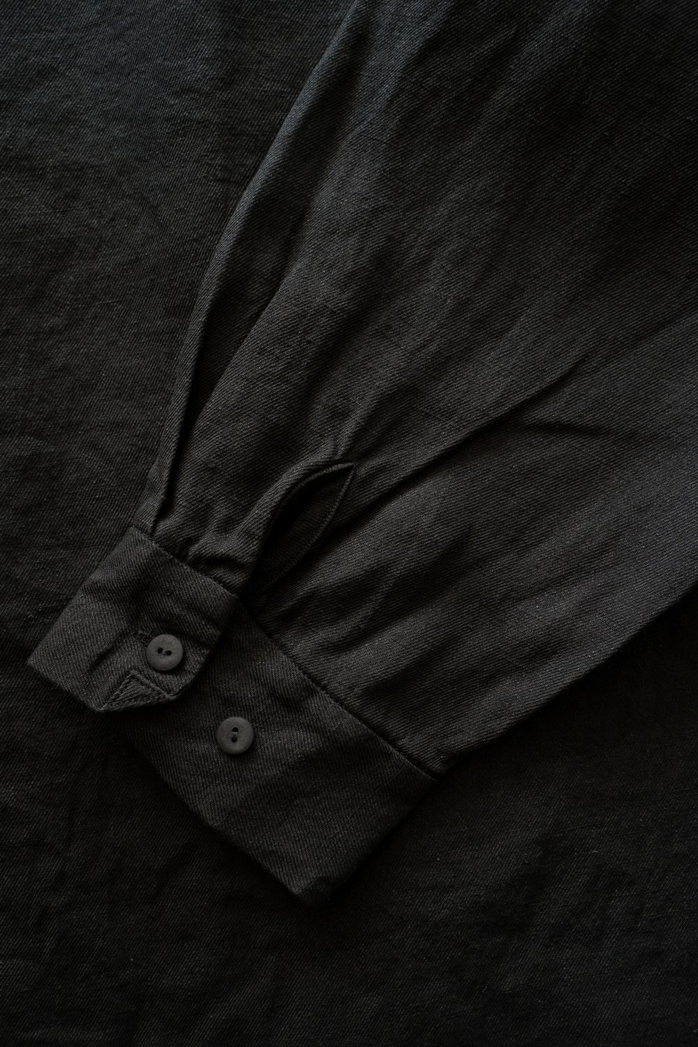 和紙大麻シャツ(黒)
