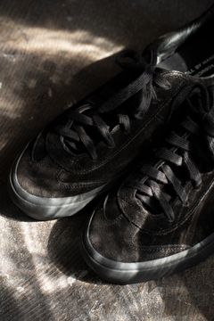 【25AW】REPRODUCTION OF FOUND×STILL BY HANDスウェードスニーカー(BLACK)