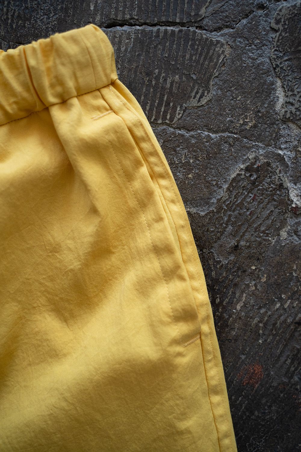 【ラスト1点】【25SS】"week s/s"pajama【セットアップ】(washed cotton YELLOW)