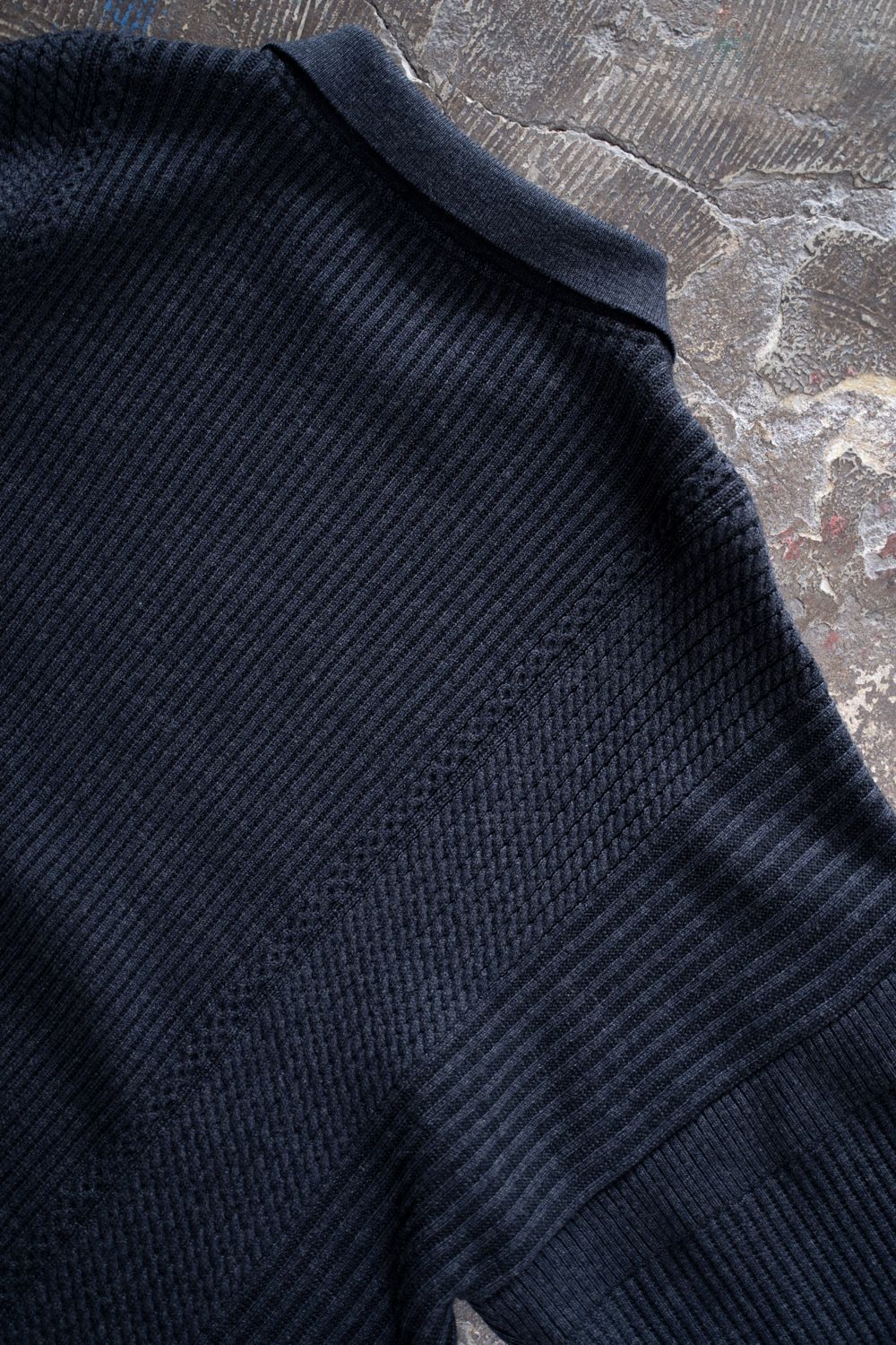 【26AW】Teriha Zip Polo(NAVY)