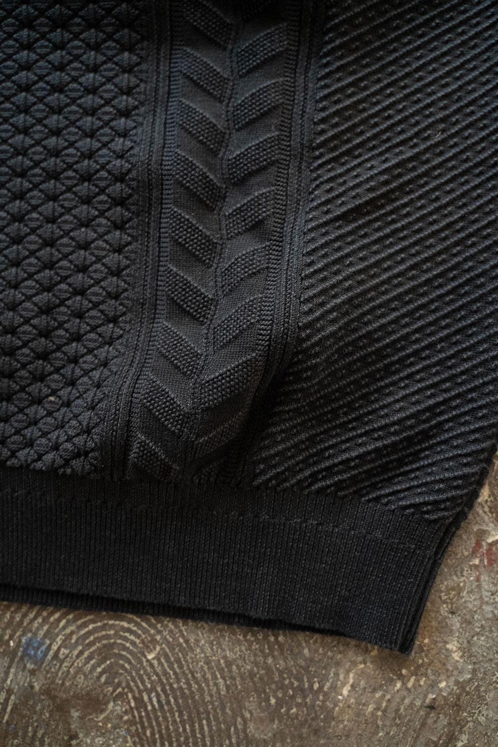 【ラスト1点】【24SS】Haruno Knit(BLACK)