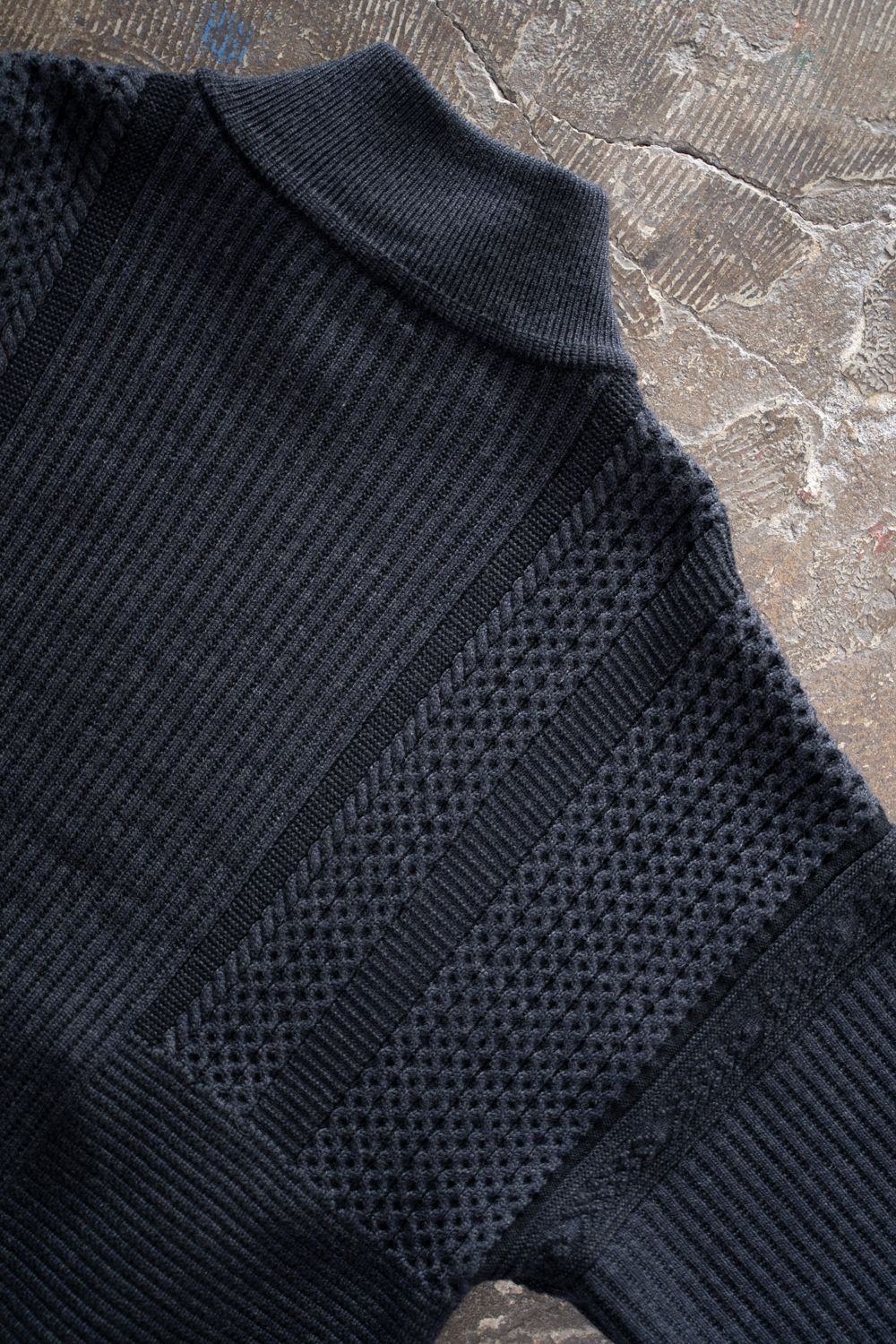 【26AW】Akiiro Drivers Knit(NAVY)