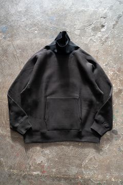 【ラスト1点】【23AW】ハイネックプルオーバースウェット(BLACK)