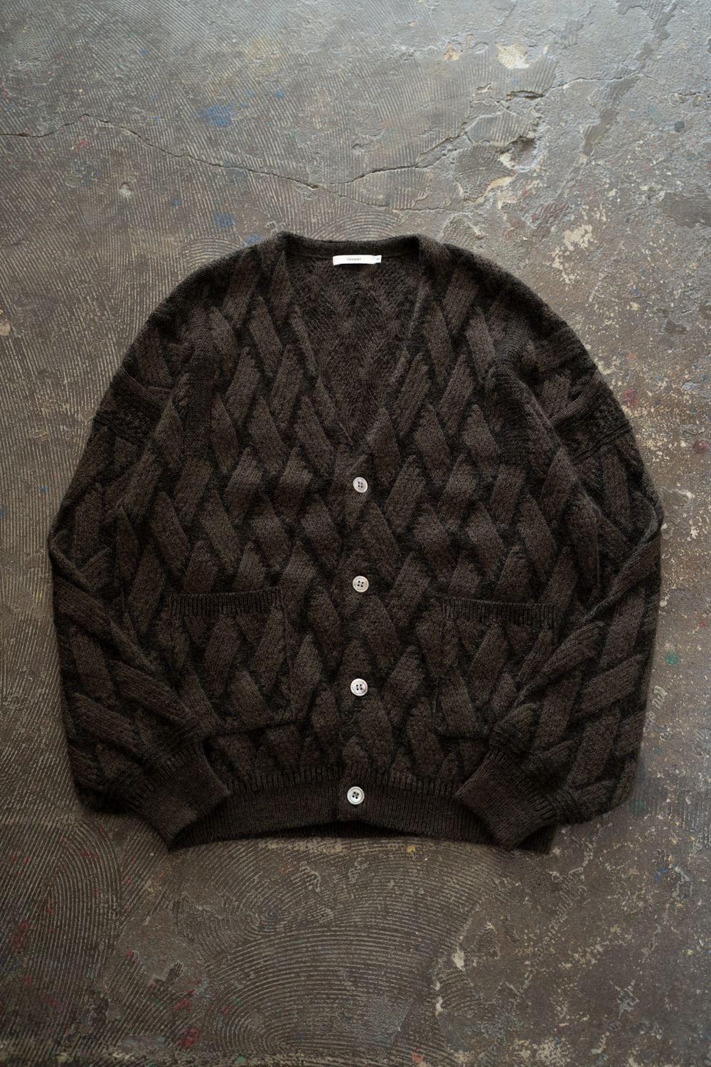 【26AW】Ochiba Mohair Cardigan(OLIVE)