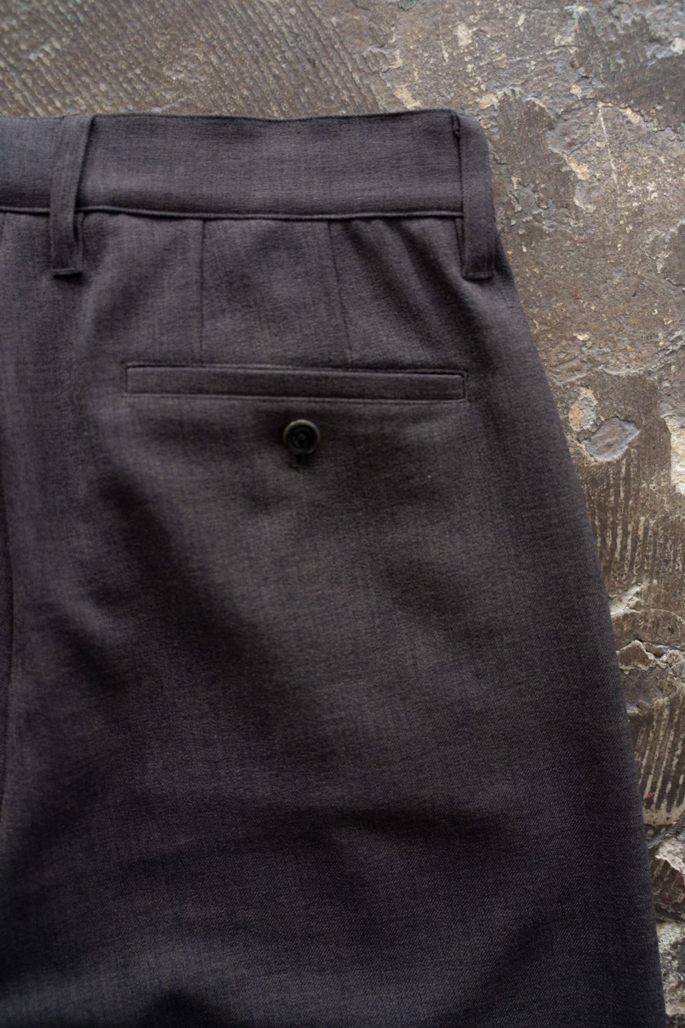 【ラスト1点】【25AW】2-Tack Wide Slacks/2タックワイドスラックス(GRAY)