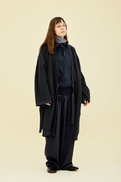 【25AW】Yukiato Knit Coat(BLACK)