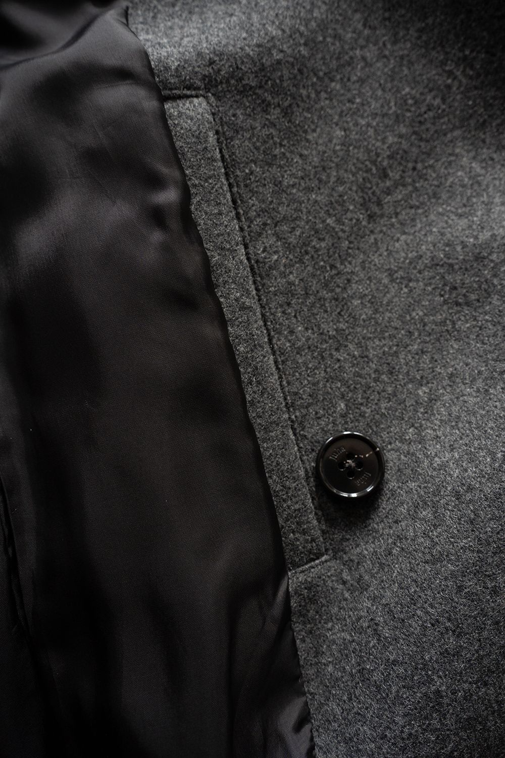 【26AW】Belted Over Coat/ベルテッドオーバーコート(GRAY)