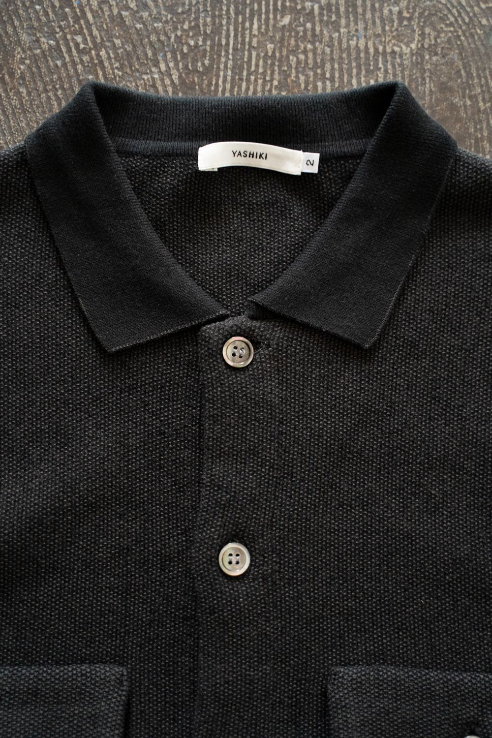 【26SS】Haoto collar Vest(BLACK)