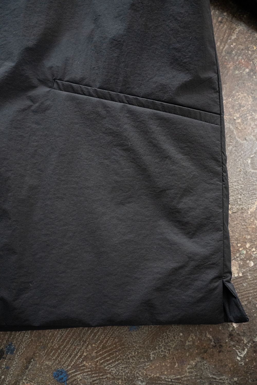 【ラスト1点】【25AW】シンサレートオープンカラーシャツブルゾン(BLACK)