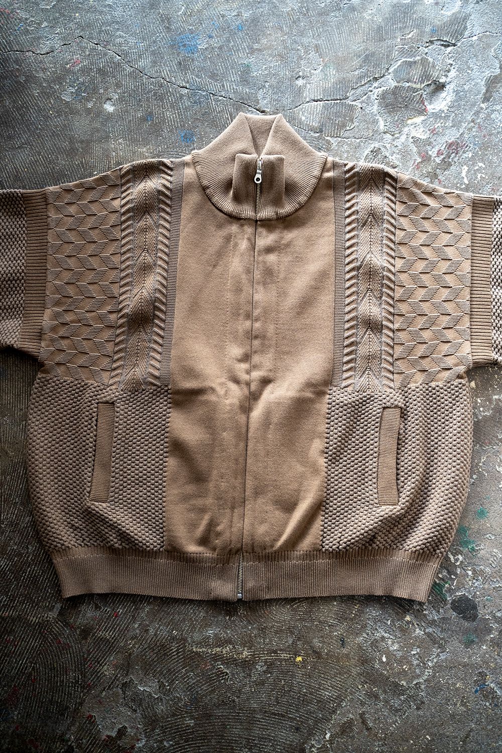 YASHIKI - 【ラスト1点】【22SS】Natsumi Knit Blouson(MOCHA