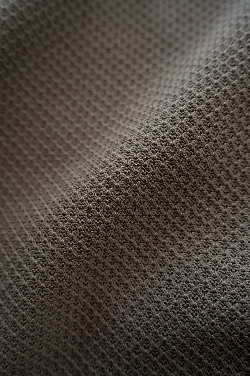 【26SS】コットン×ポリエステルスキッパーカットソー(KHAKI)