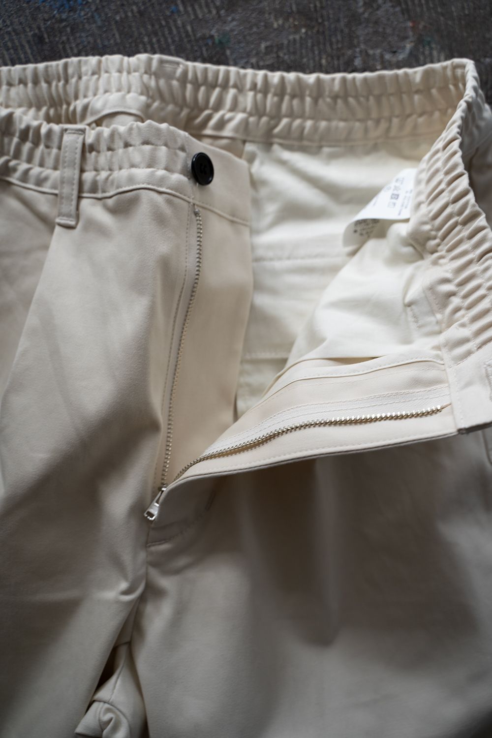 【STILL BY HAND】ピーチ起毛イージーパンツ 22AW STILL BY HAND - 【ラスト1点】【25SS】裾ジップイージーパンツ