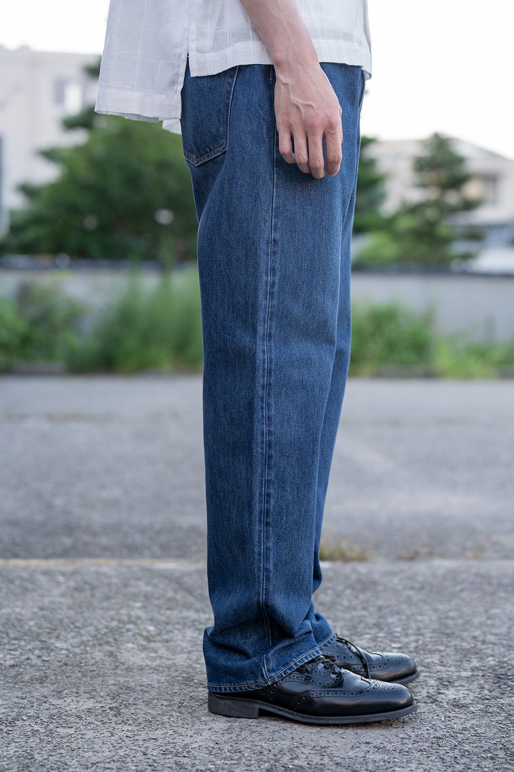 CIOTA Straight 5 Pocket Pants - デニム